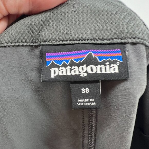 Patagonia Charcoal Gray Nylon Hiking Pants Men's 38 - Picture 7 of 8